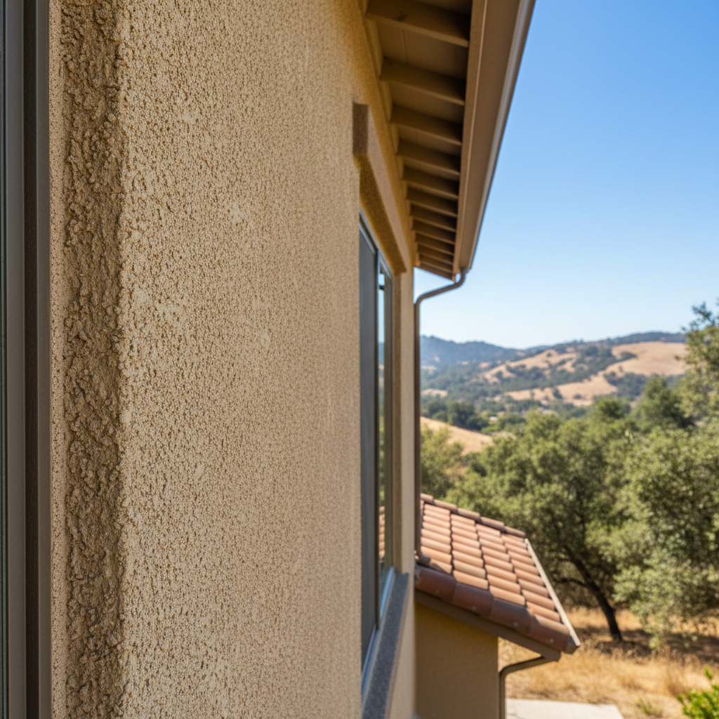 Completed eifs installation work at a residential property in Los Altos, CA