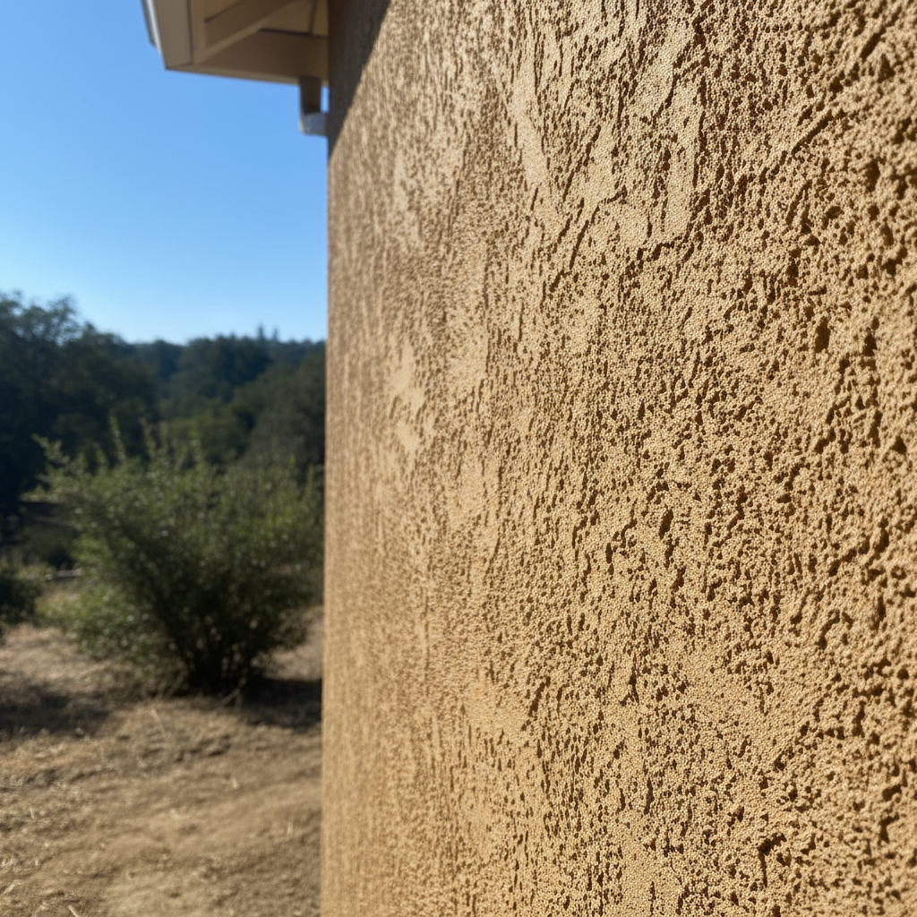 Completed commercial stucco work at a residential property in Felton, CA