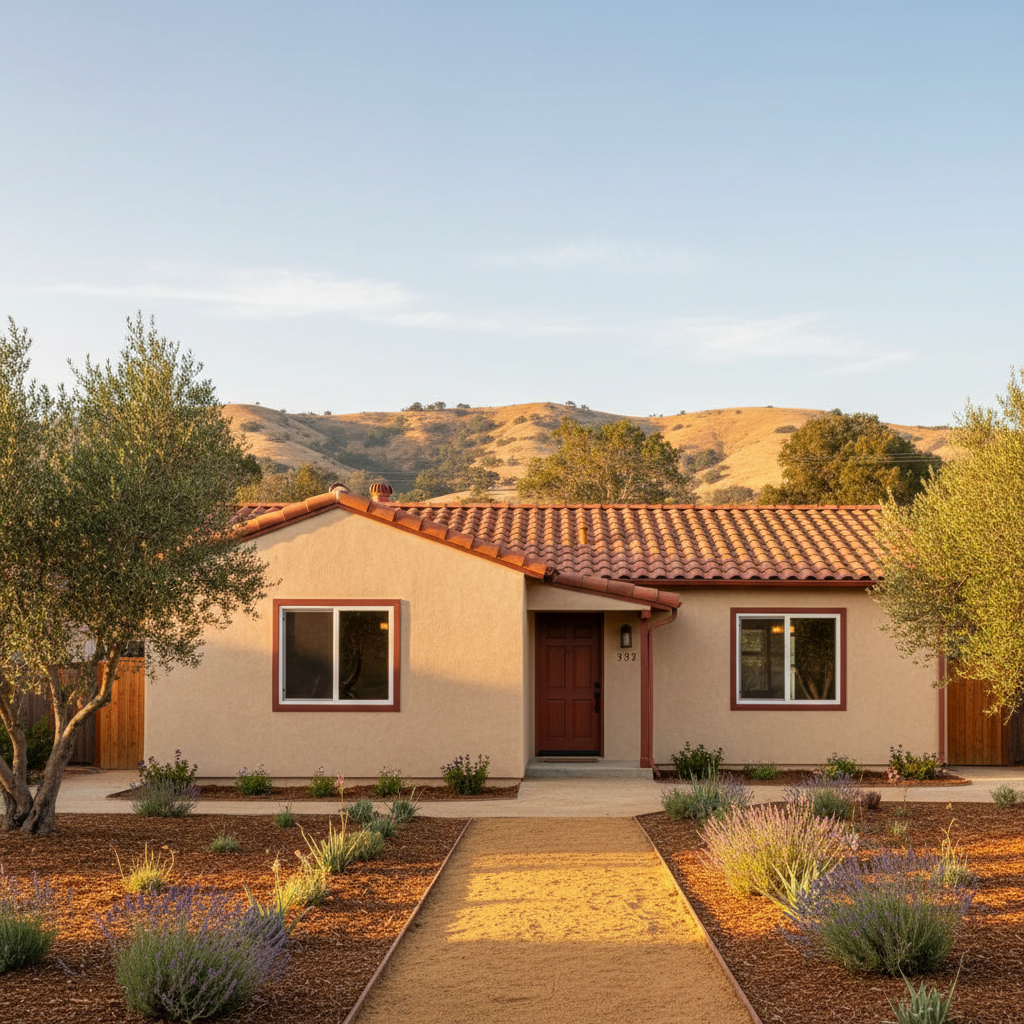 Completed stucco redashing work at a residential property in Los Altos, CA