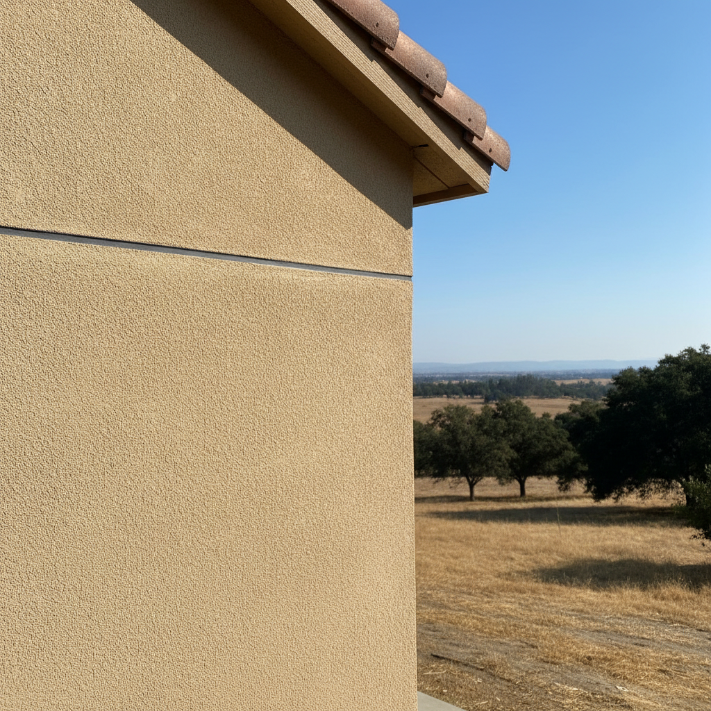 Completed eifs installation work at a residential property in Visalia, CA