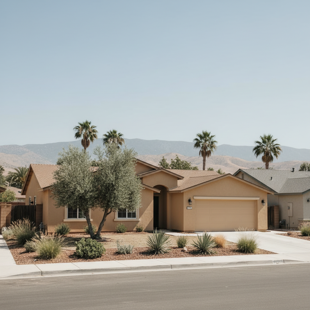 Completed stucco removal work at a residential property in Visalia, CA