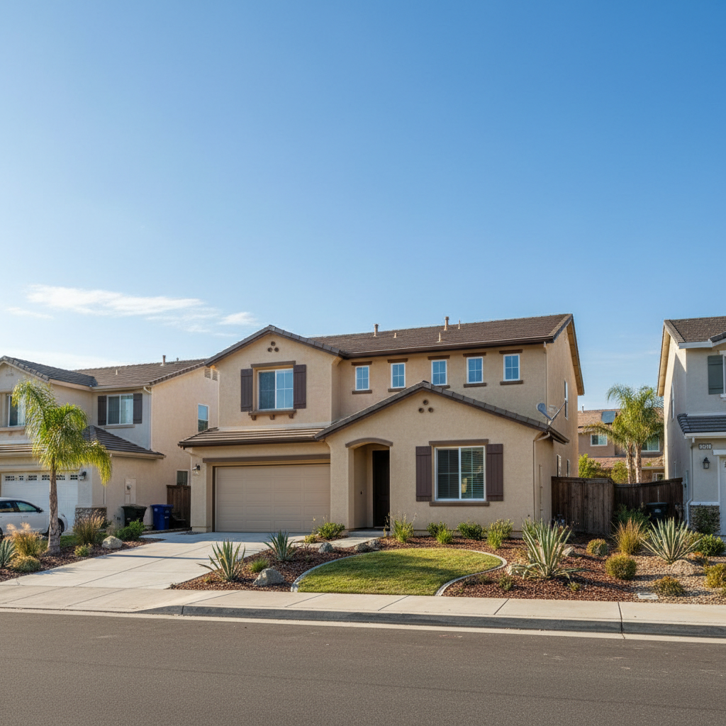Completed commercial stucco work at a residential property in Diamond Bar, CA