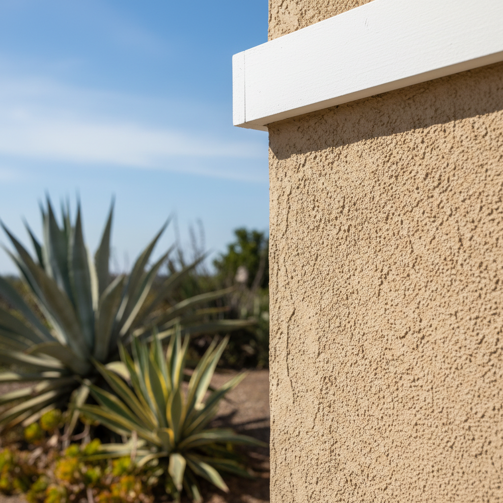 Completed eifs installation work at a residential property in Costa Mesa, CA