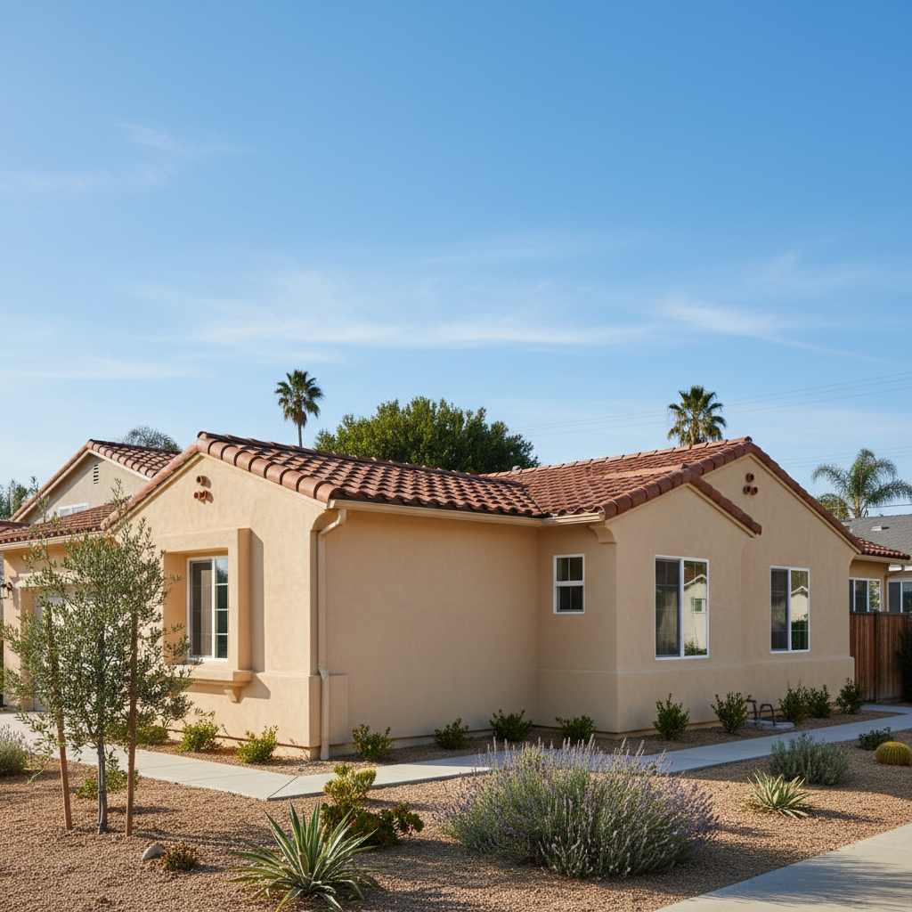 Completed stucco inspection work at a residential property in Costa Mesa, CA