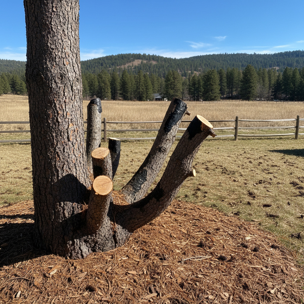 Completed tree health & care work at a residential property in Sturgis, SD