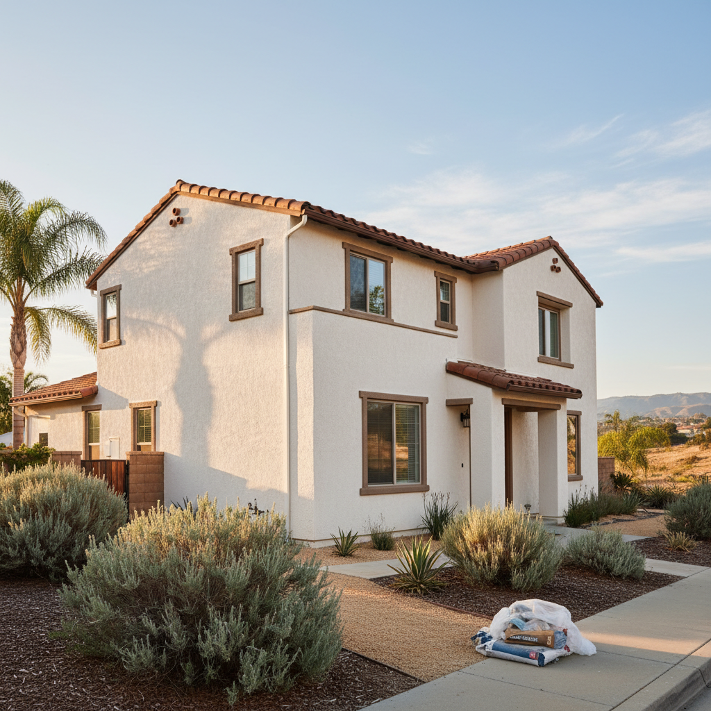 Completed stucco inspection work at a residential property in Simi Valley, CA
