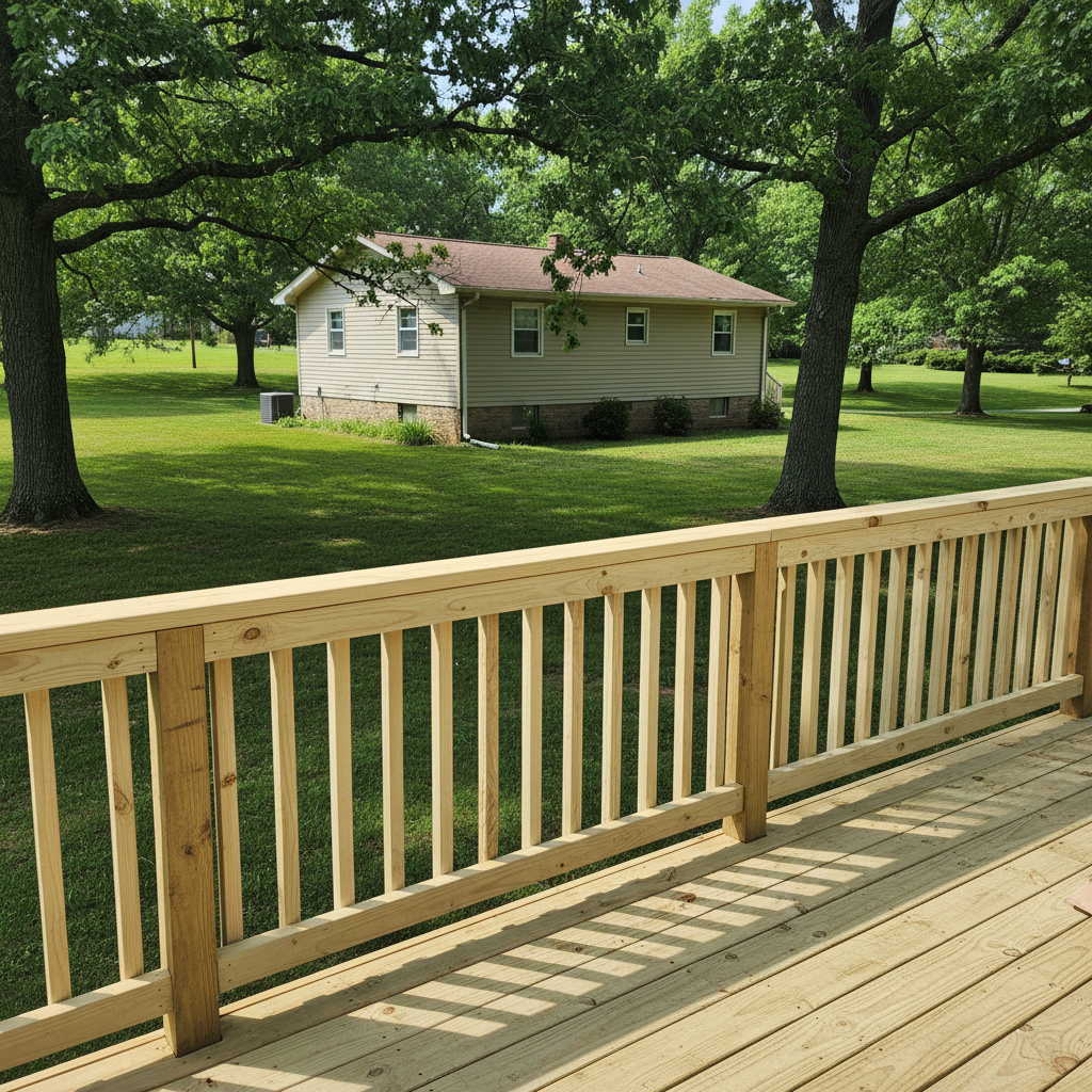 Deck Railing Installation