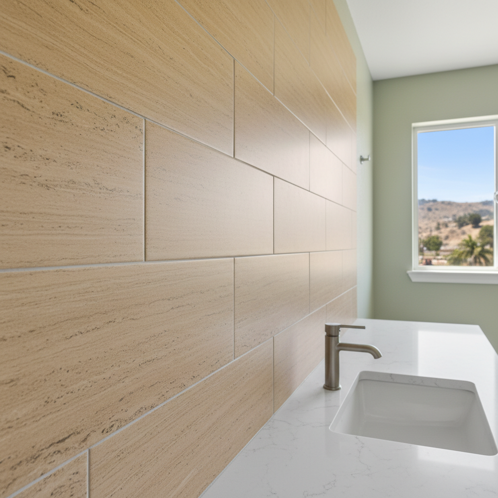 Completed bathroom remodel work at a residential property in Bell Gardens, CA