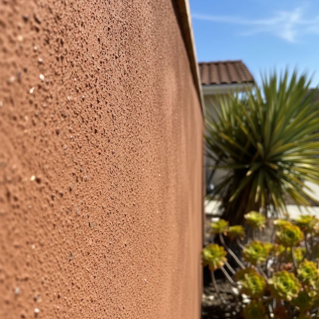 Completed stucco redashing work at a residential property in Arcadia, CA