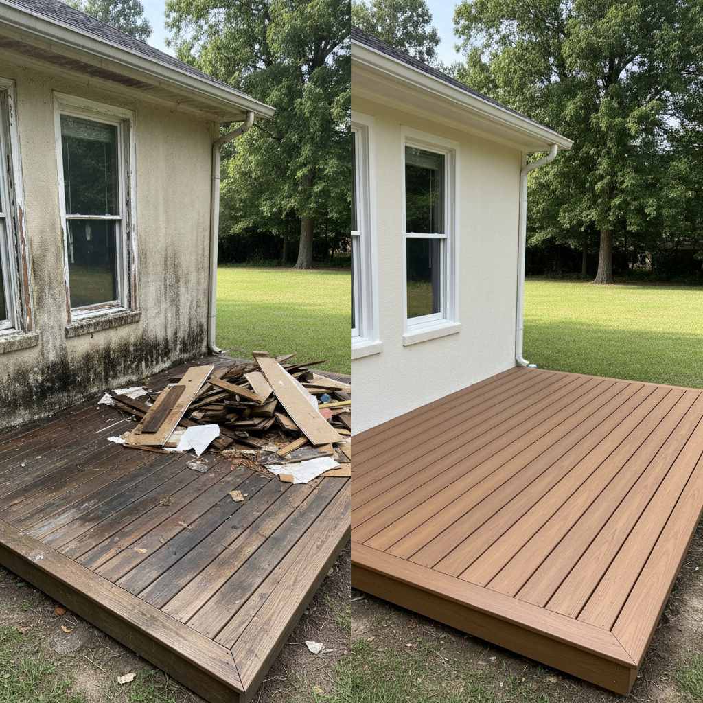 Completed emergency water cleanup work at a residential property in Montgomery, AL