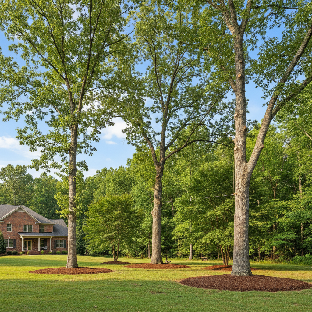 Completed tree health & care work at a residential property in Huntsville, AL