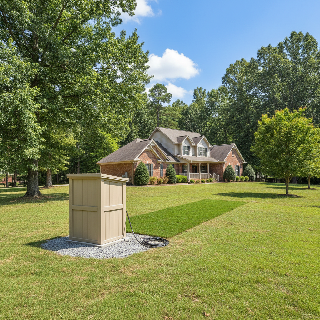 Completed well maintenance work at a residential property in Heflin, AL