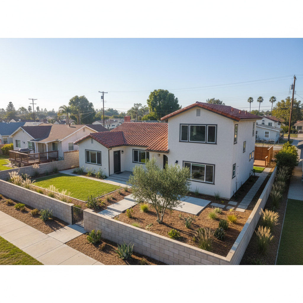 Completed adu permitting work at a residential property in Los Angeles, CA