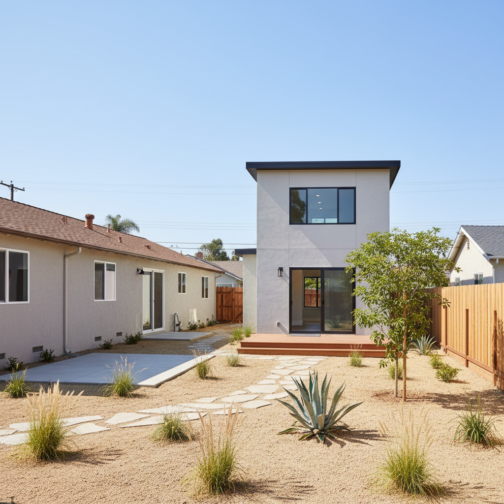 Completed adu engineering work at a residential property in Los Angeles, CA