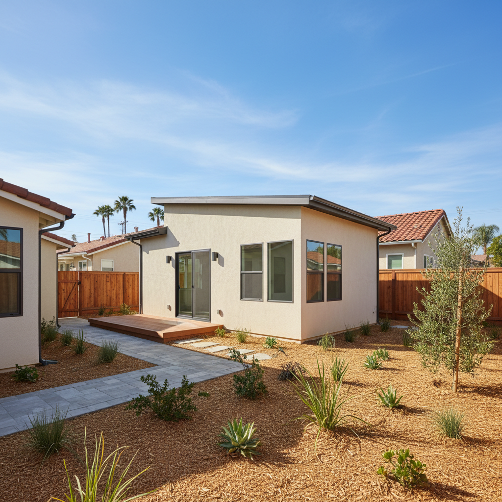 Completed adu construction management work at a residential property in Santa Ana, CA