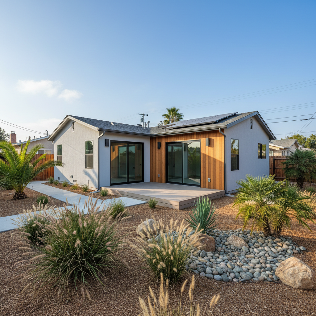 Completed adu engineering work at a residential property in Santa Ana, CA