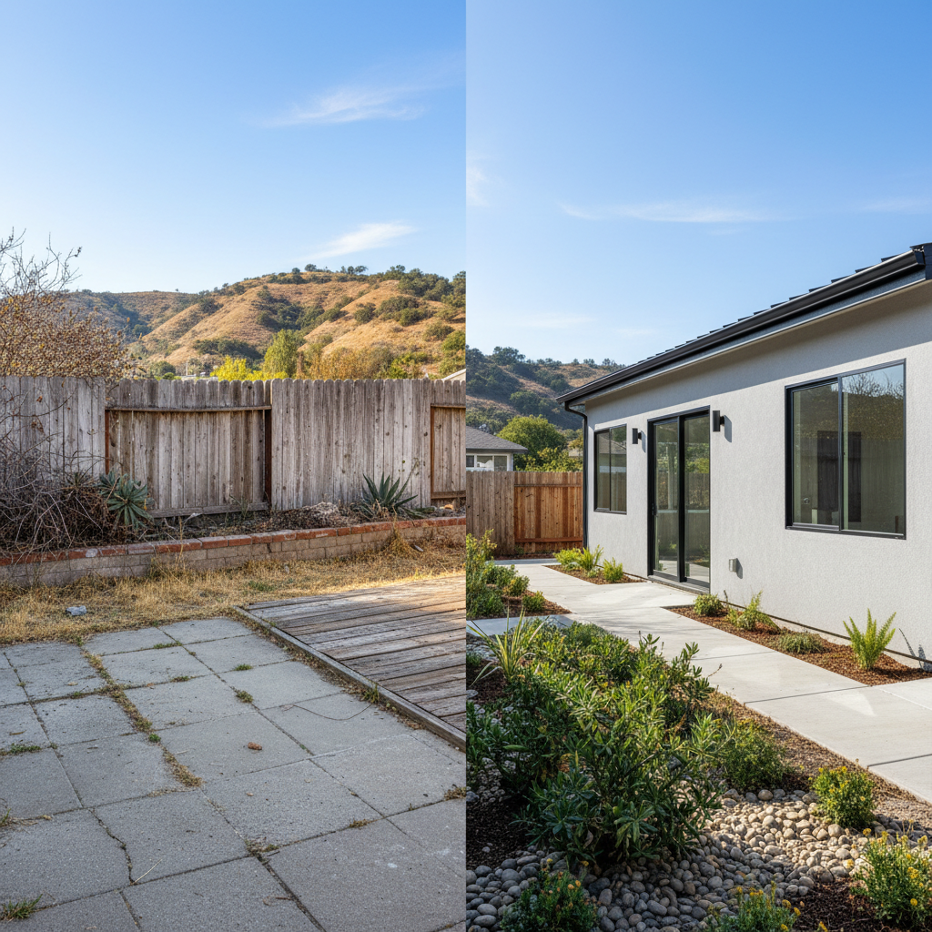 Completed detached adu work at a residential property in San Diego, CA
