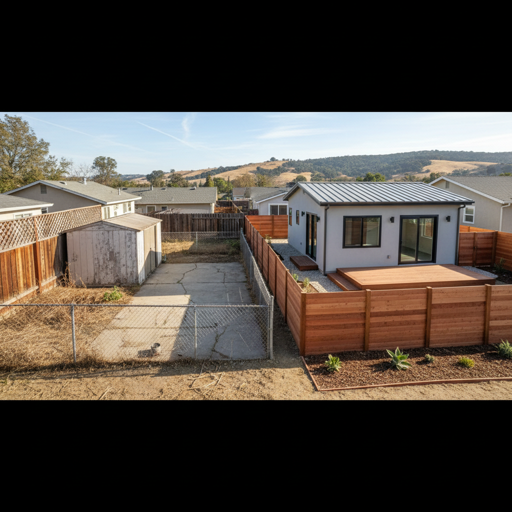 Completed detached adu work at a residential property in San Jose, CA