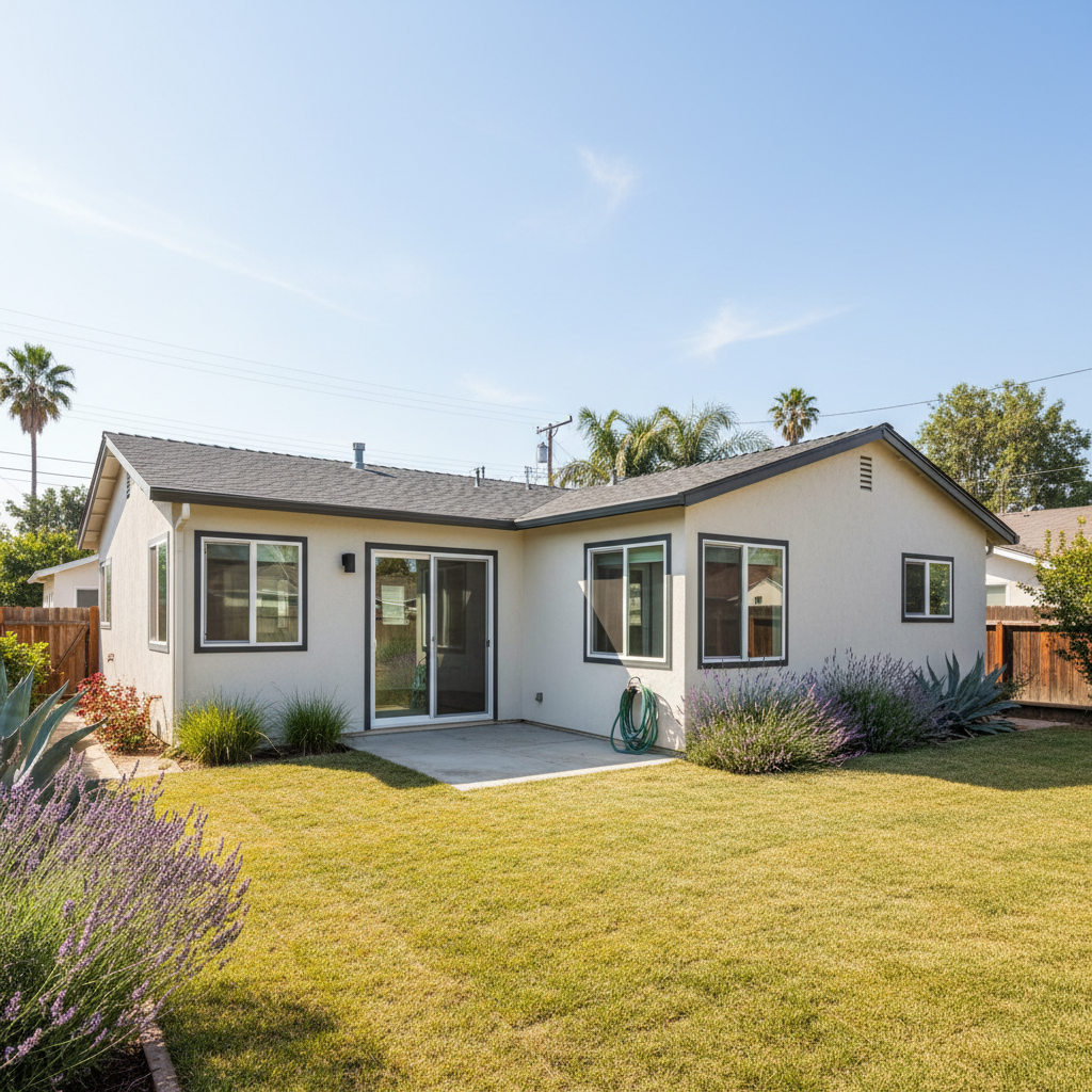 Completed attached adu work at a residential property in Long Beach, CA
