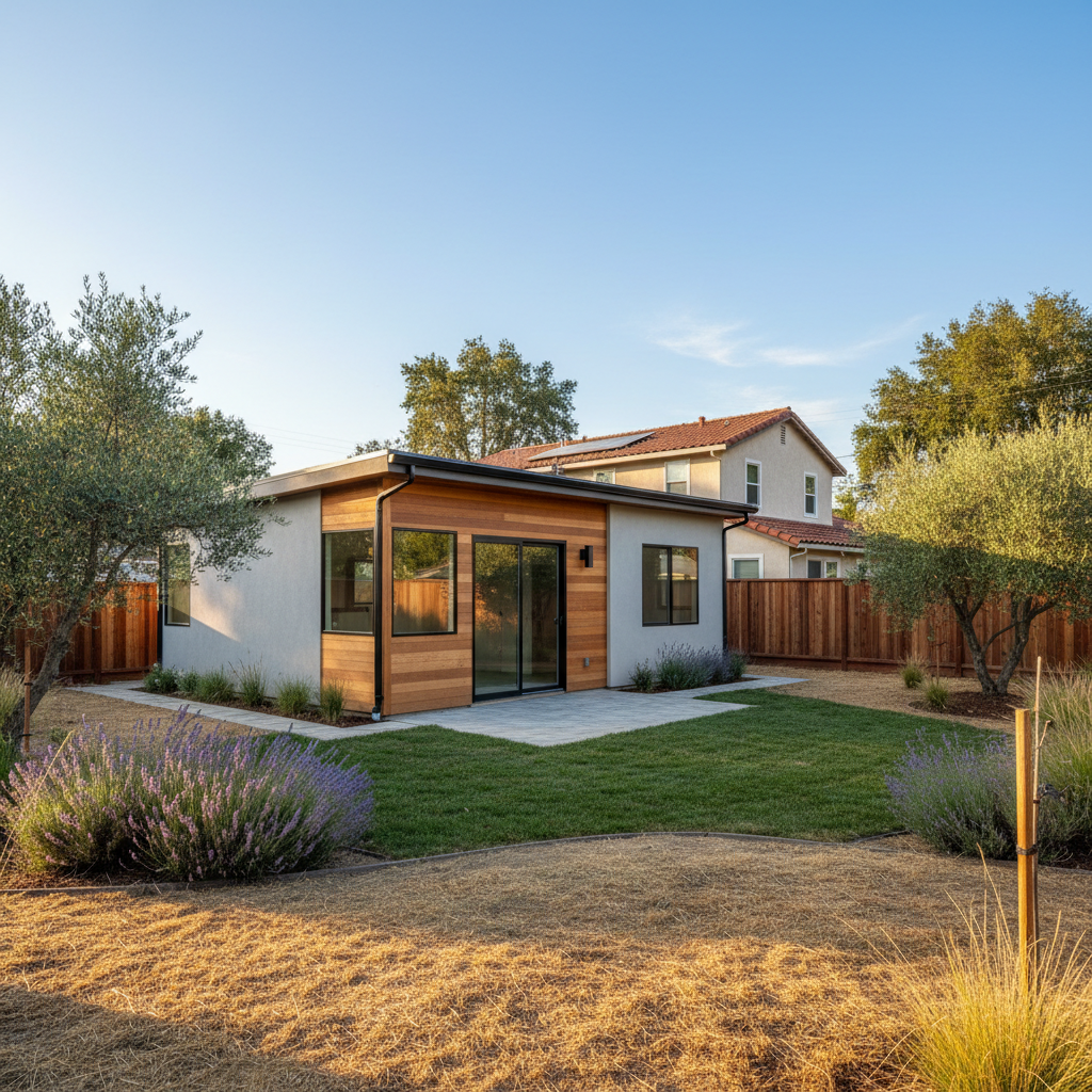 Completed detached adu work at a residential property in Santa Rosa, CA