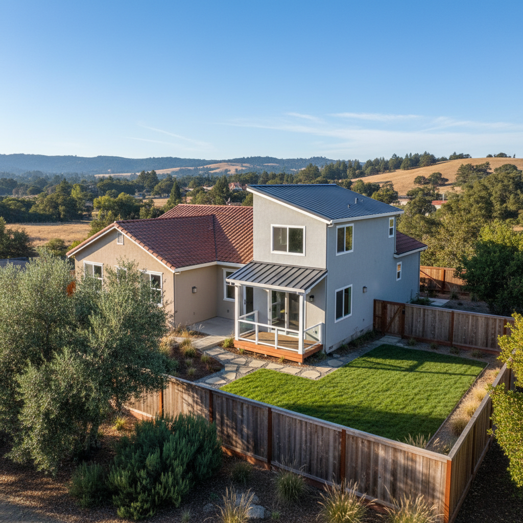Completed adu construction management work at a residential property in Santa Rosa, CA