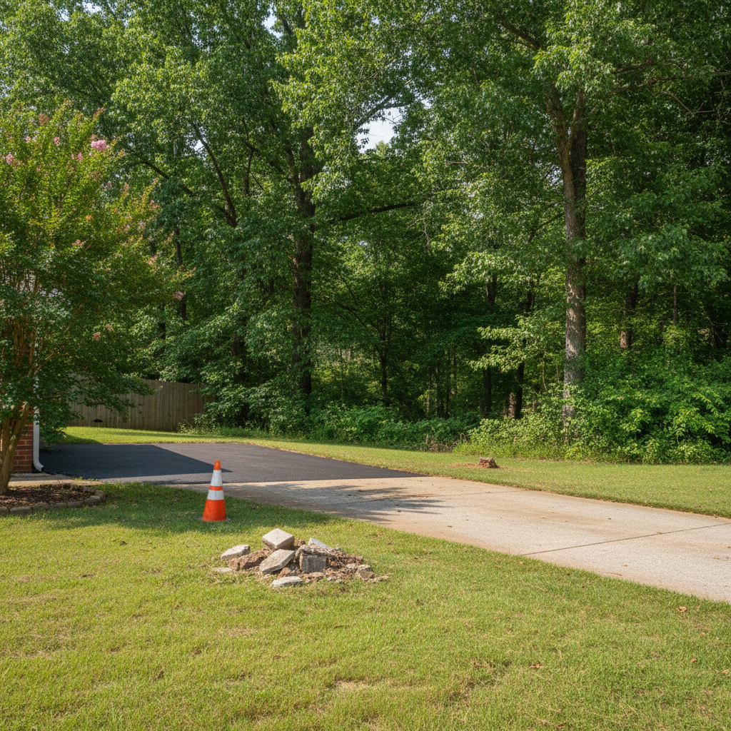 Completed emergency towing work at a residential property in Birmingham, AL