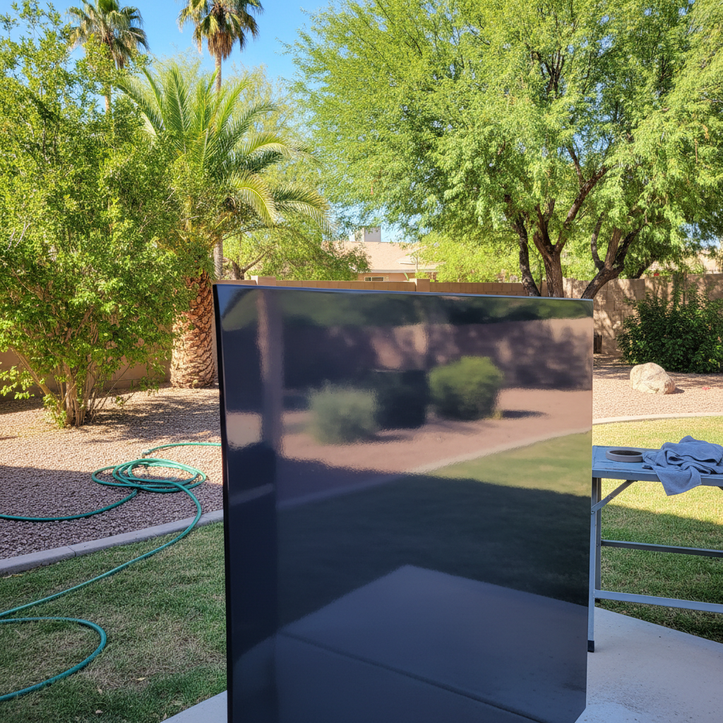 Completed paint correction work at a residential property in Phoenix, AZ