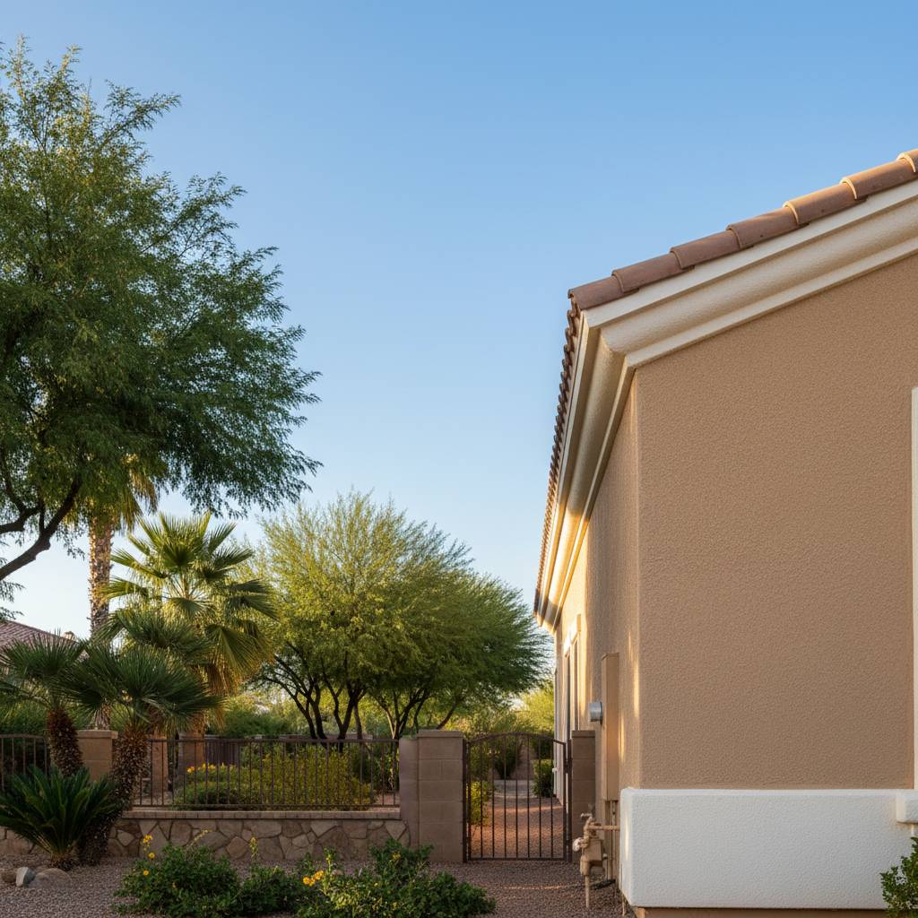 Completed eifs installation work at a residential property in Chandler, AZ