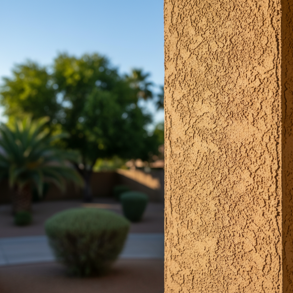 Completed stucco redashing work at a residential property in Glendale, AZ