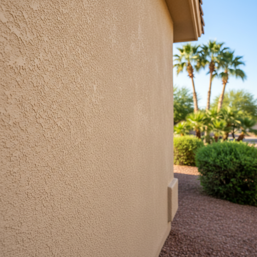 Completed commercial stucco work at a residential property in Peoria, AZ