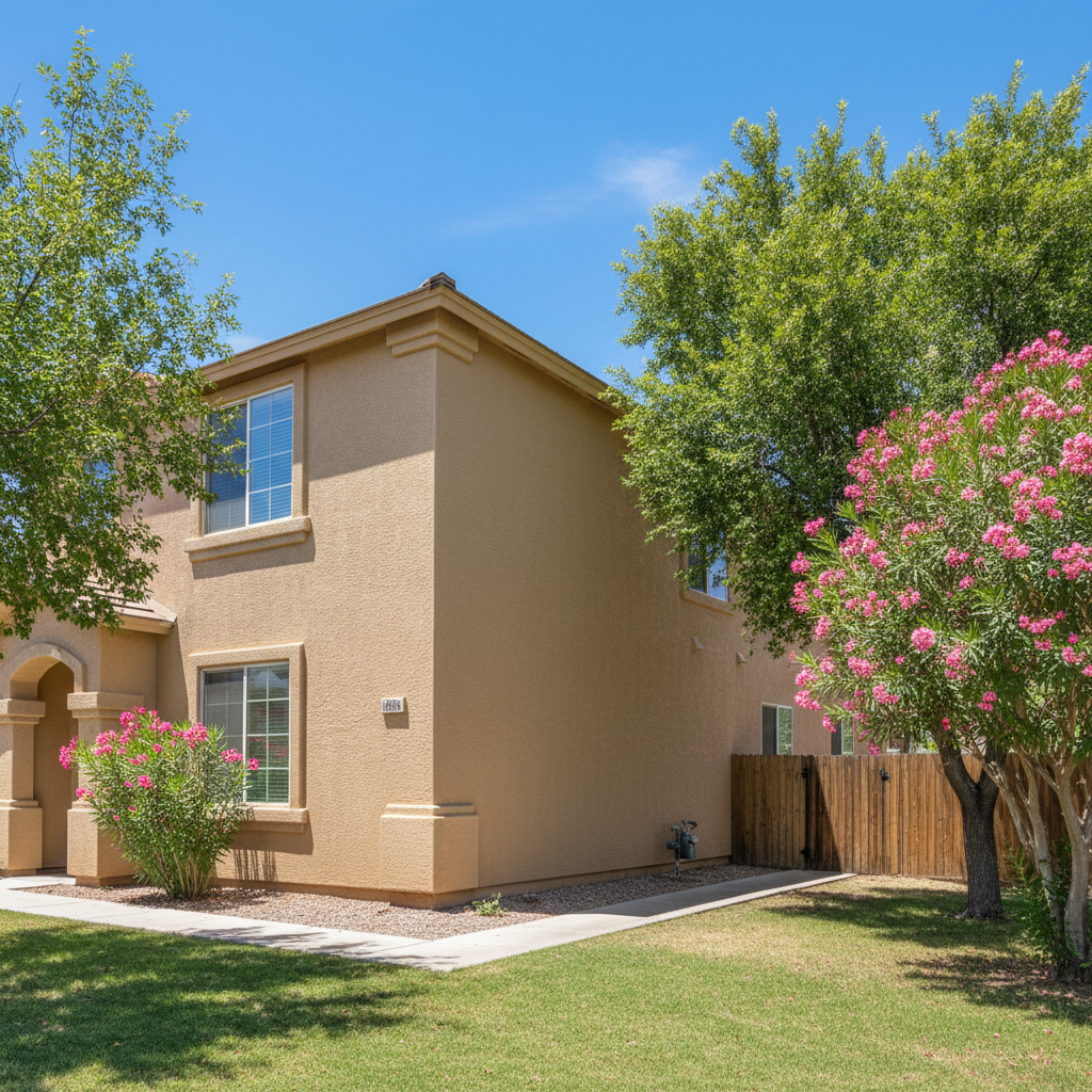 Completed eifs installation work at a residential property in Gilbert, AZ