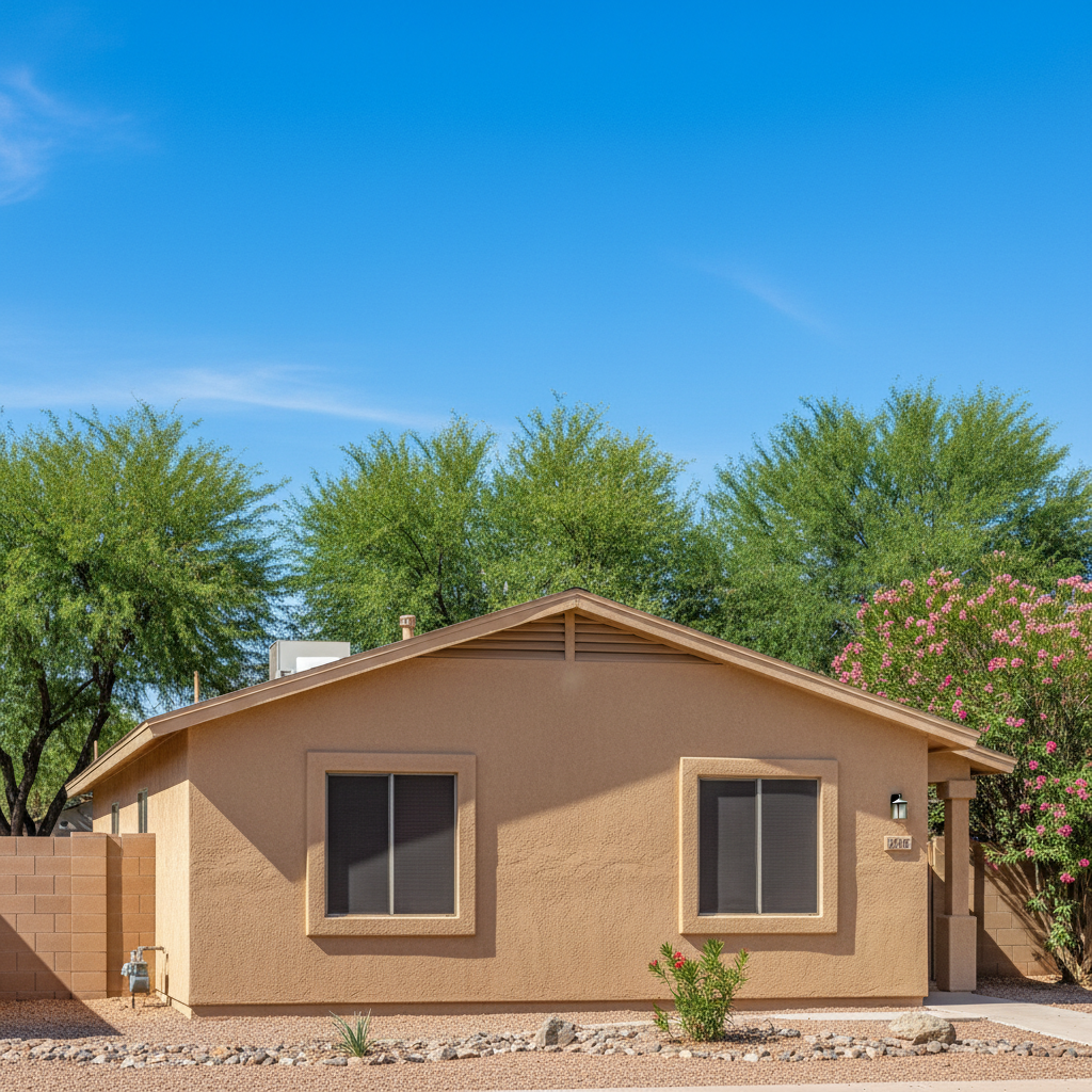 Completed stucco inspection work at a residential property in Gilbert, AZ