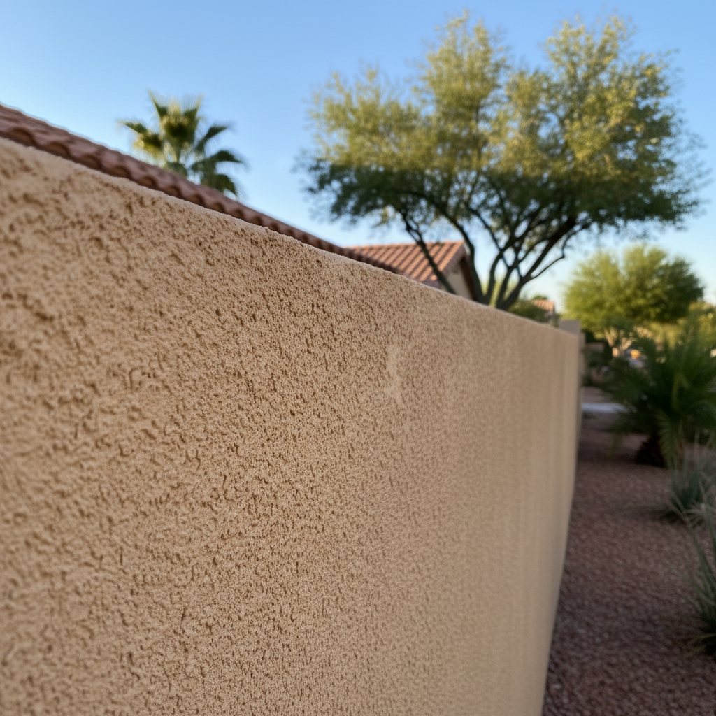 Completed stucco redashing work at a residential property in Gilbert, AZ