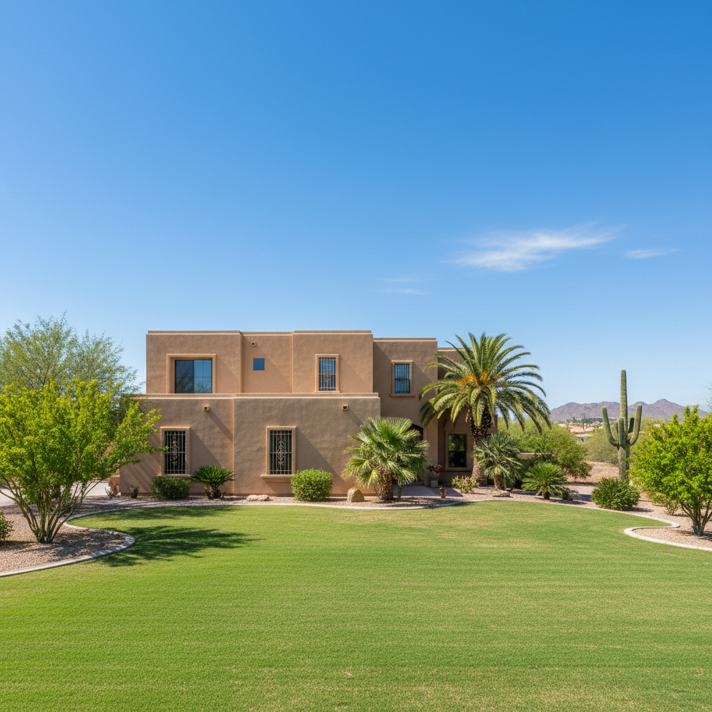 Completed eifs installation work at a residential property in Peoria, AZ