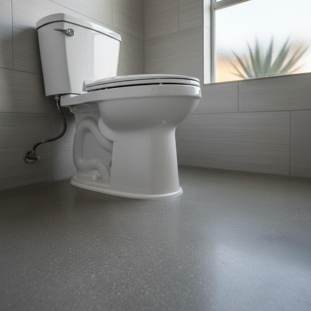 Completed toilet installation work at a residential property in Gardena, CA