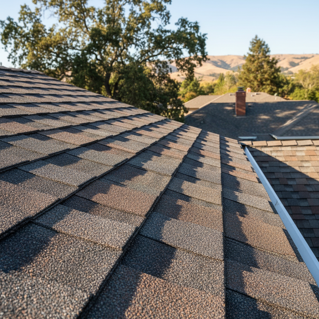 Completed roof inspection work at a residential property in Elk Grove, CA