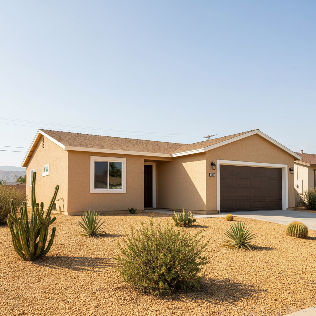 Completed eifs installation work at a residential property in Bakersfield, CA