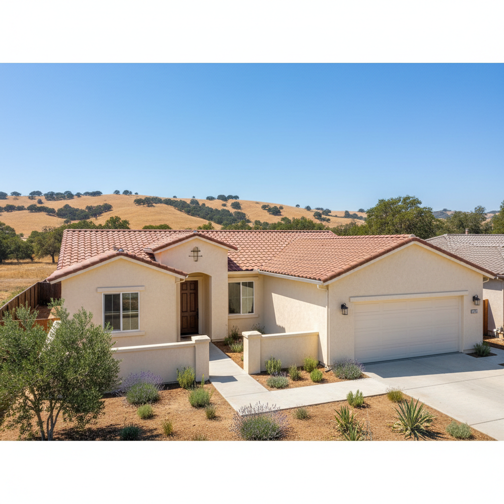 Completed commercial stucco work at a residential property in Turlock, CA