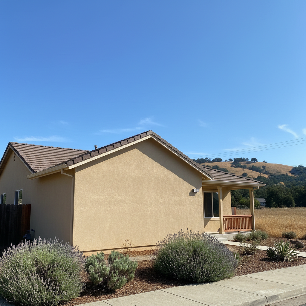 Completed eifs installation work at a residential property in Santa Rosa, CA
