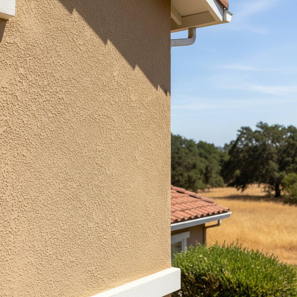 Completed stucco redashing work at a residential property in Santa Rosa, CA