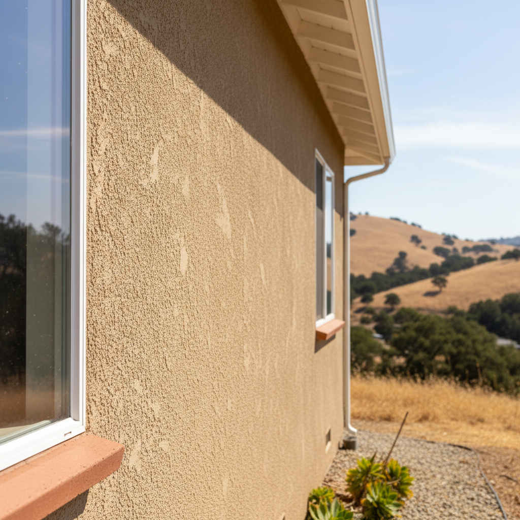 Completed stucco redashing work at a residential property in Hollister, CA