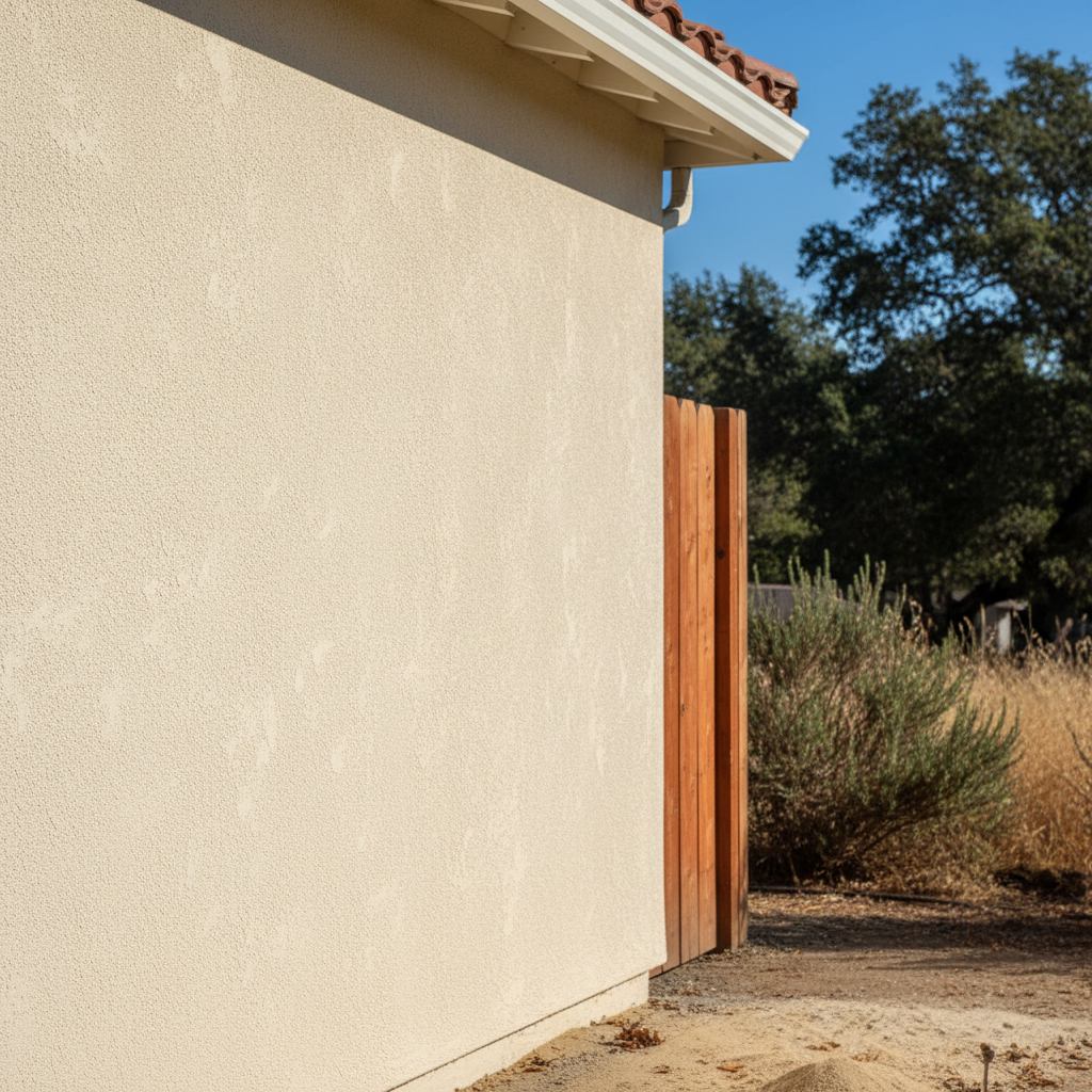 Completed stucco redashing work at a residential property in Berkeley, CA