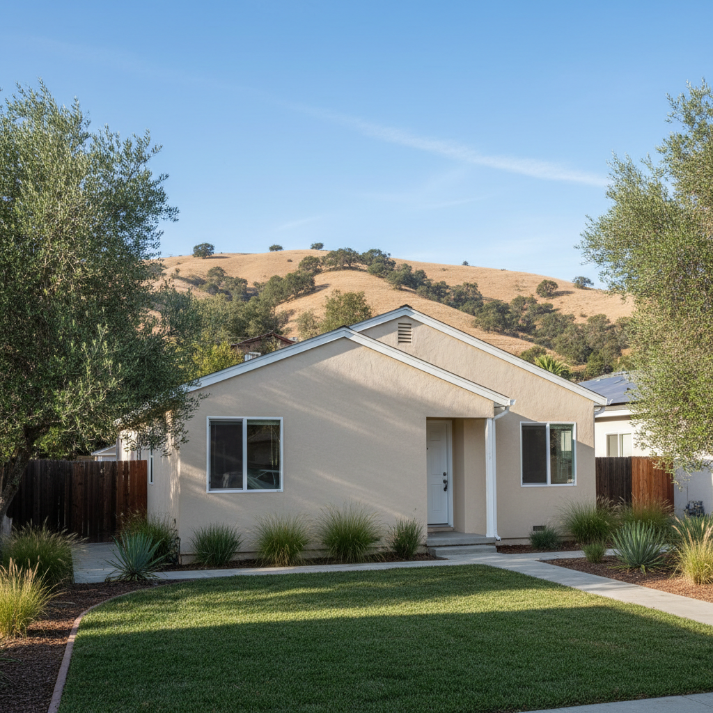 Completed eifs installation work at a residential property in Fremont, CA