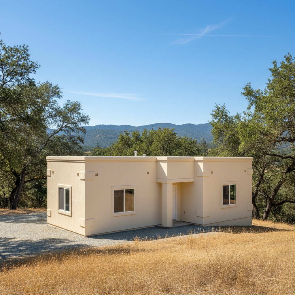 Completed eifs installation work at a residential property in Portola Valley, CA