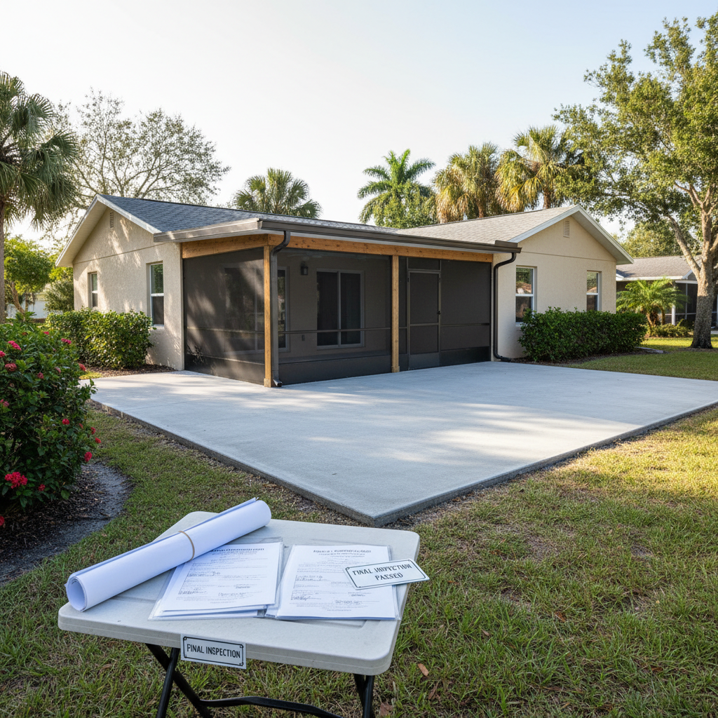 Completed construction drawings & permitting work at a residential property in Cape Coral, FL