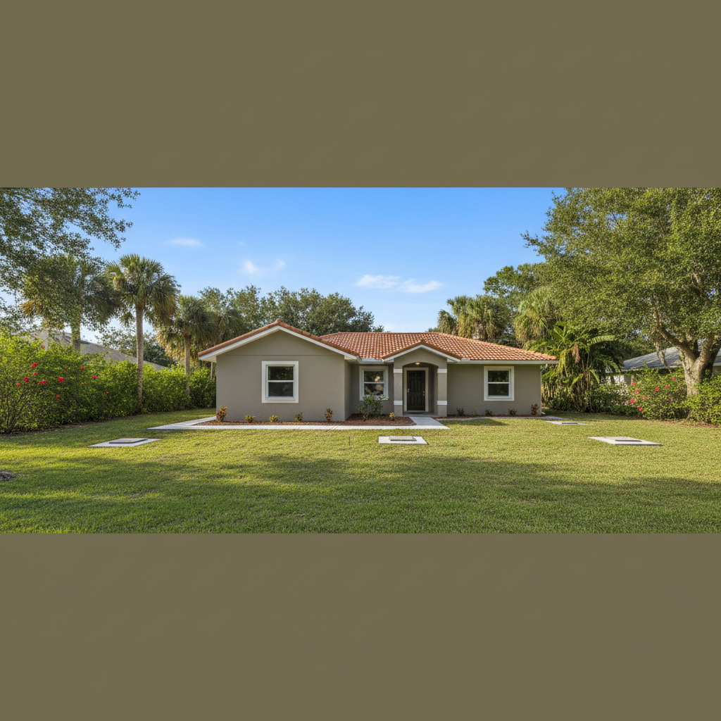 Completed foundation inspection & repair work at a residential property in Cape Coral, FL