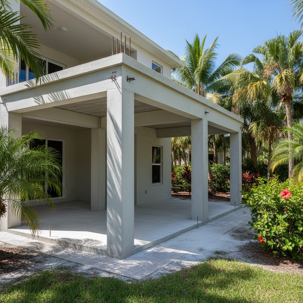 Completed residential & commercial structural engineering work at a residential property in Naples, FL
