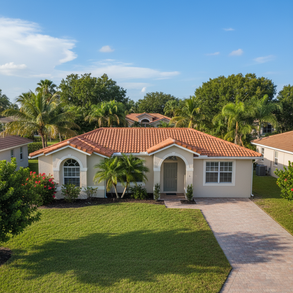 Completed flood restoration work at a residential property in Miramar, FL