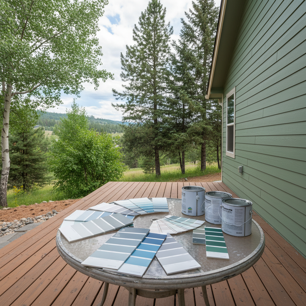 Completed color consultation work at a residential property in Coeur d'Alene, ID