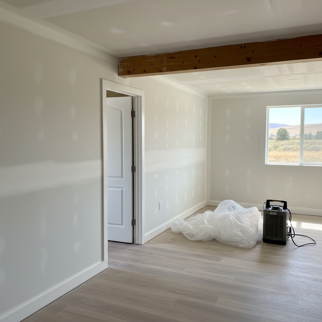 Completed mold remediation work at a residential property in Boise, ID